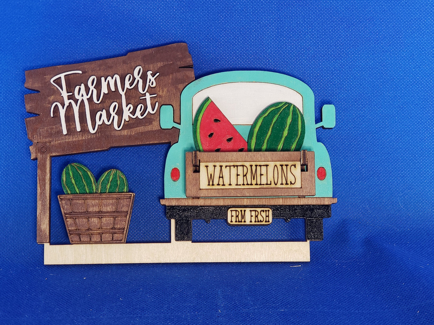 Farm Truck changeable pocket Sign Insert - DIY unfinished Changeable sign insert.