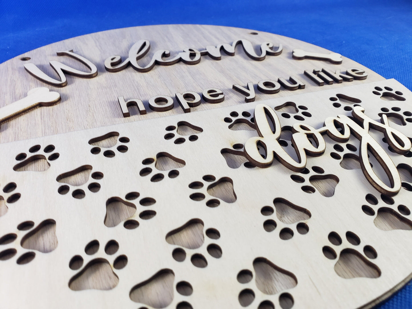 Hope you like dogs DIY Door Sign kit - Great for Birthdays, Home Decor, Paint Parties