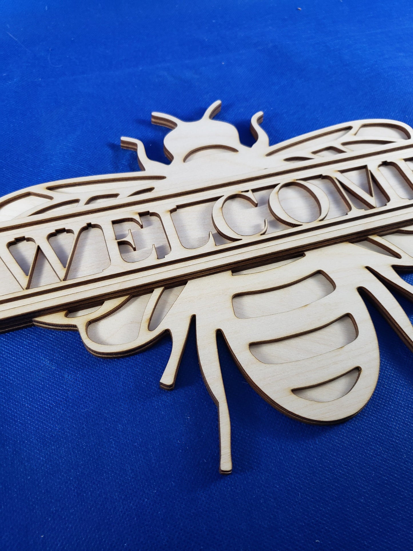 Bee Welcome DIY Door Sign kit - Great for Birthdays, Home Decor, Paint Parties