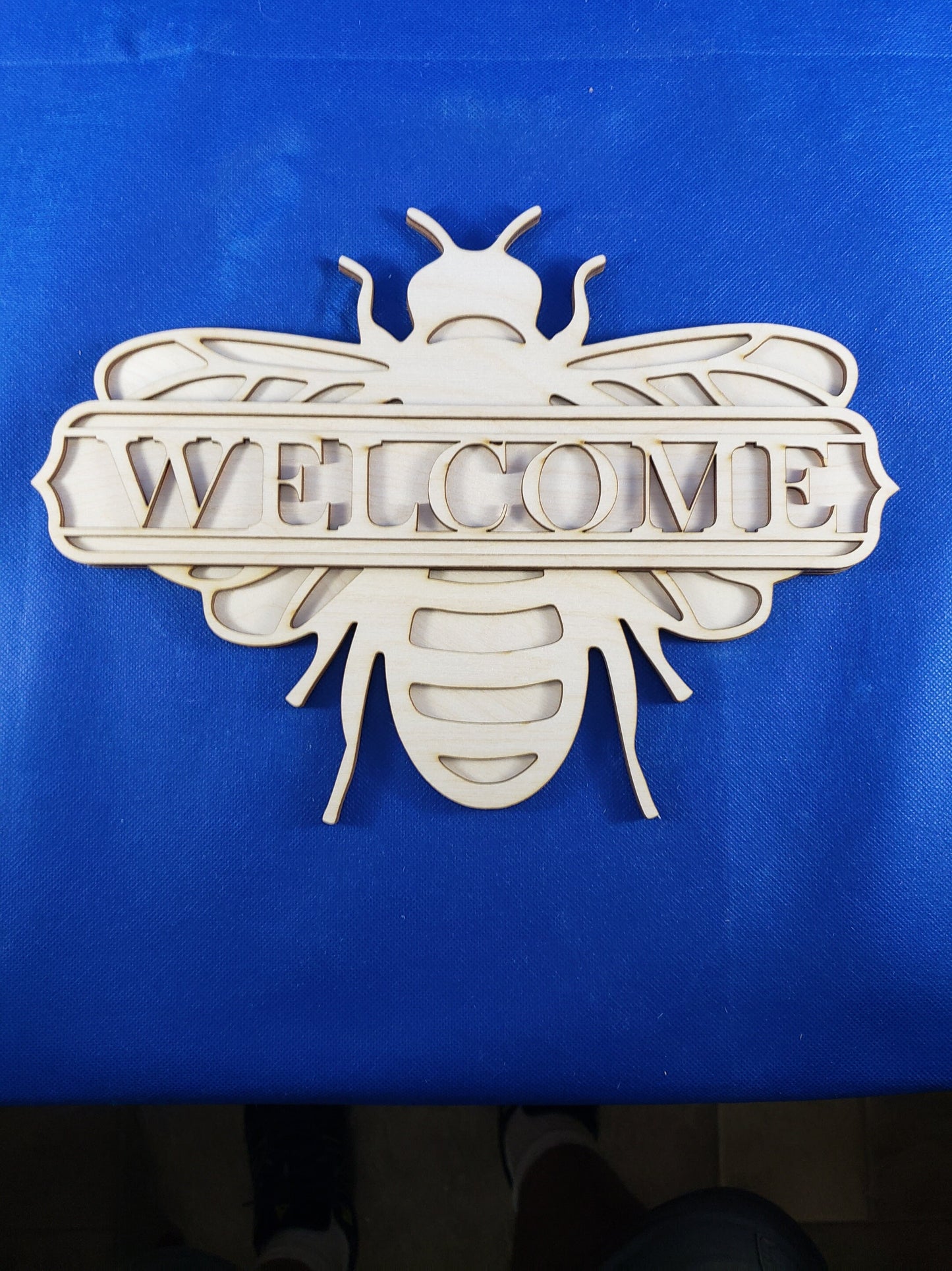 Bee Welcome DIY Door Sign kit - Great for Birthdays, Home Decor, Paint Parties