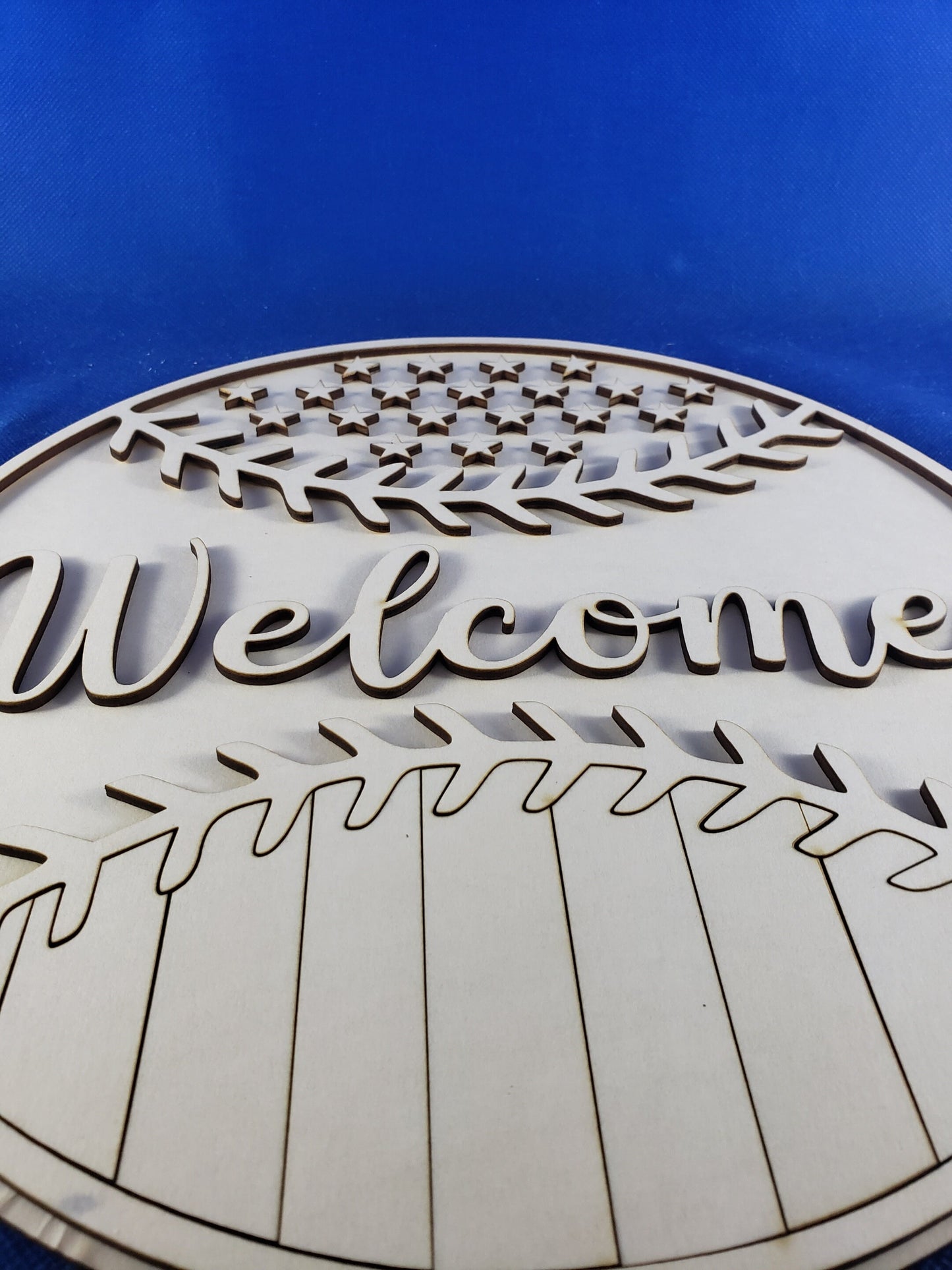 Baseball Welcome DIY Door Sign kit - Great for Birthdays, Home Decor, Paint Parties