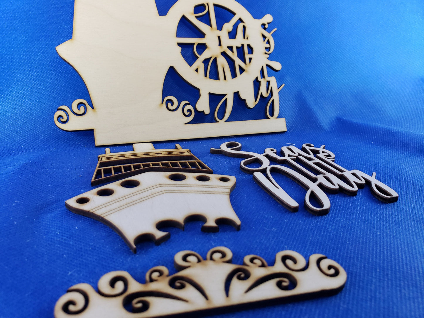 Seas The Day changeable pocket Sign Insert - DIY unfinished Changeable sign insert.