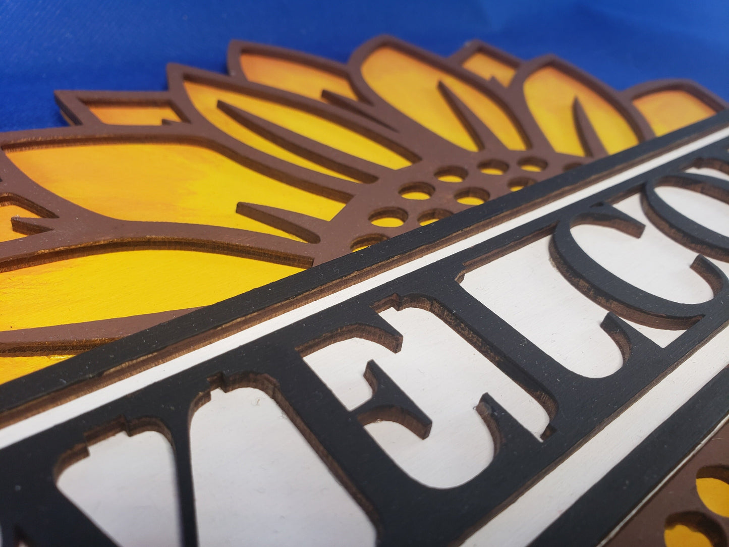 Sunflower DIY Welcome Door Sign kit - Great for Birthdays, Home Decor, Paint Parties