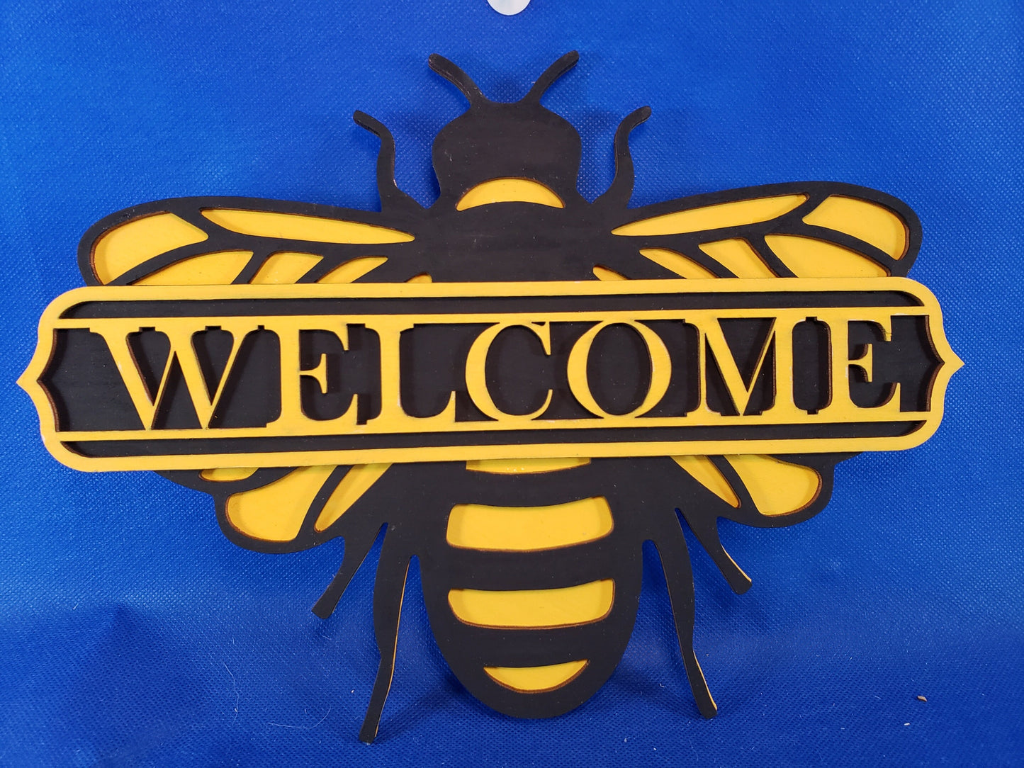 Bee Welcome DIY Door Sign kit - Great for Birthdays, Home Decor, Paint Parties