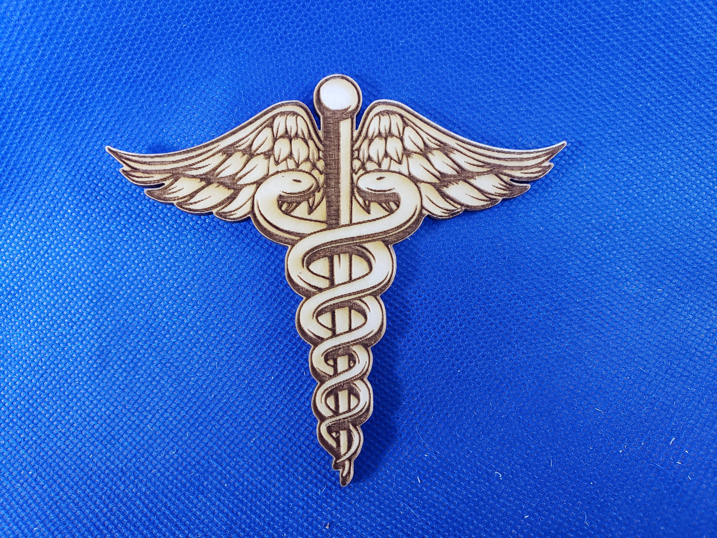 Medical Symbol - Laser cut natural wooden blanks