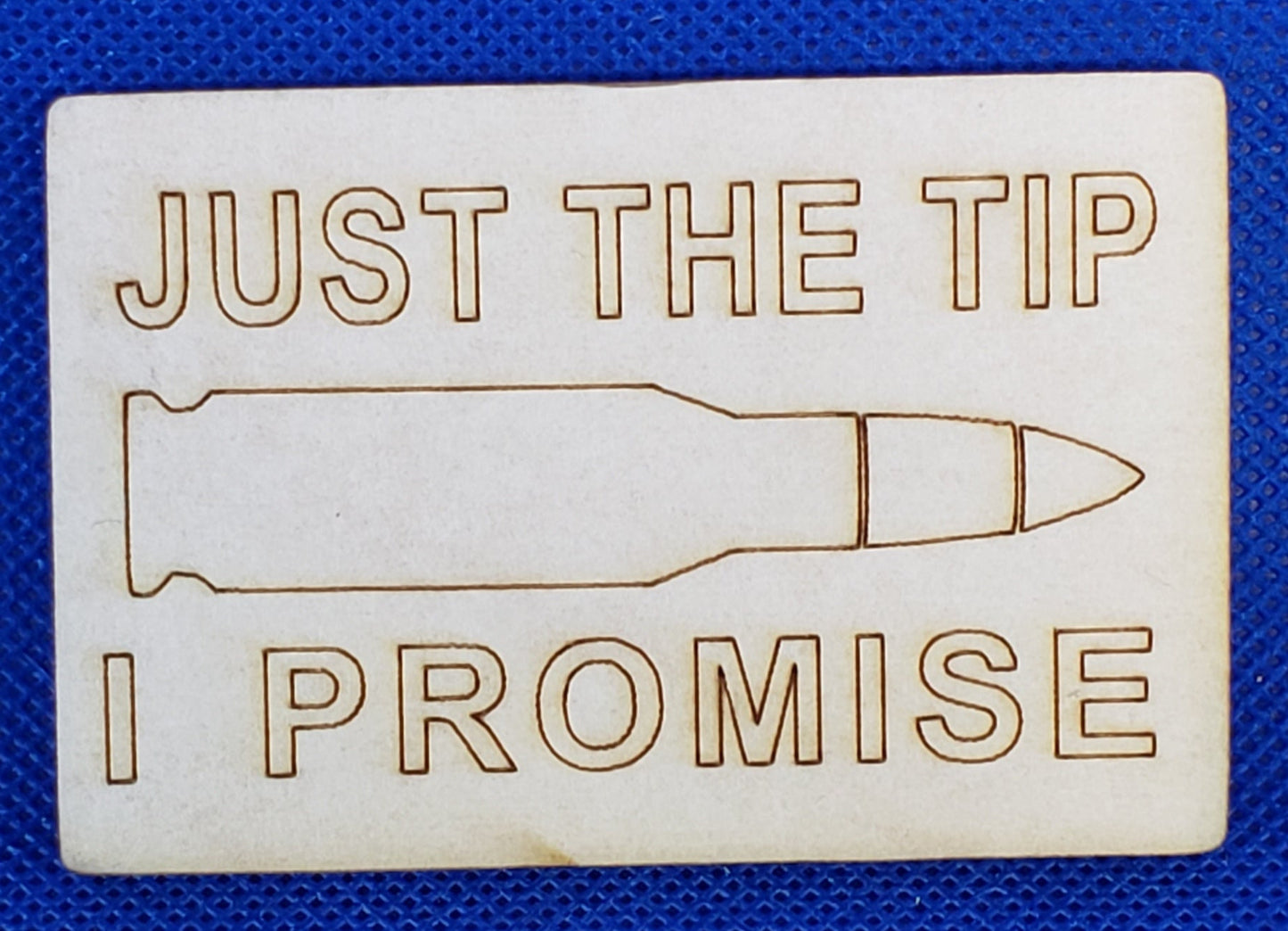 Just the Tip - Laser cut natural wooden blanks