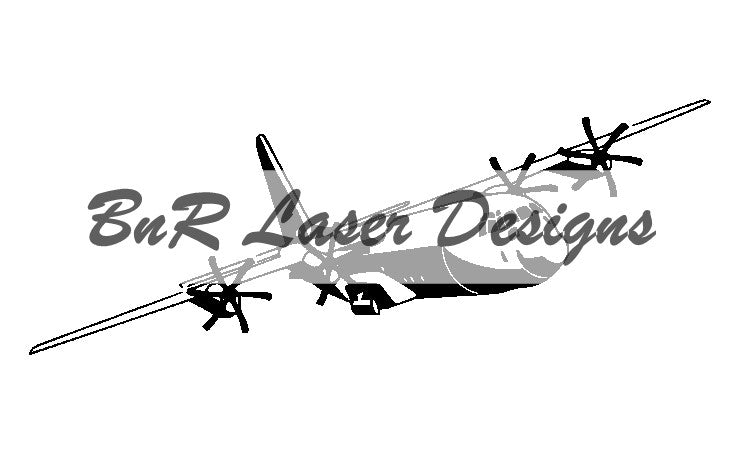 C-130 Aircraft SVG file