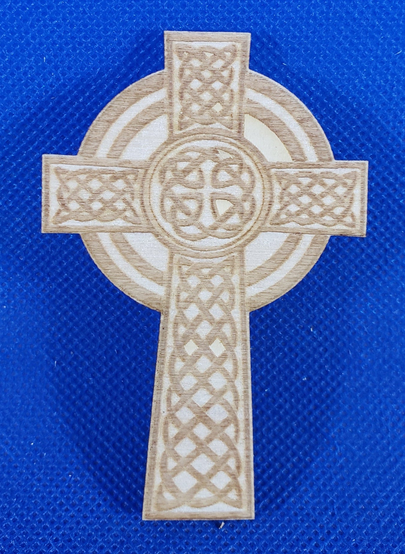 Irish Cross - Laser cut natural wooden blanks