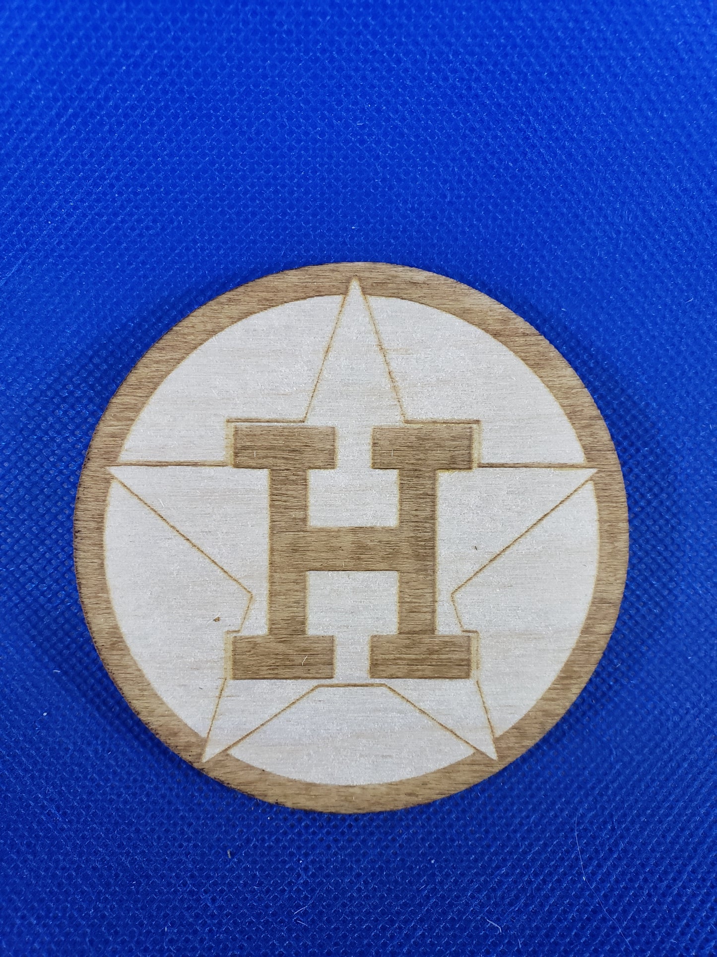 Houston Texans Star - Laser cut natural wooden blanks