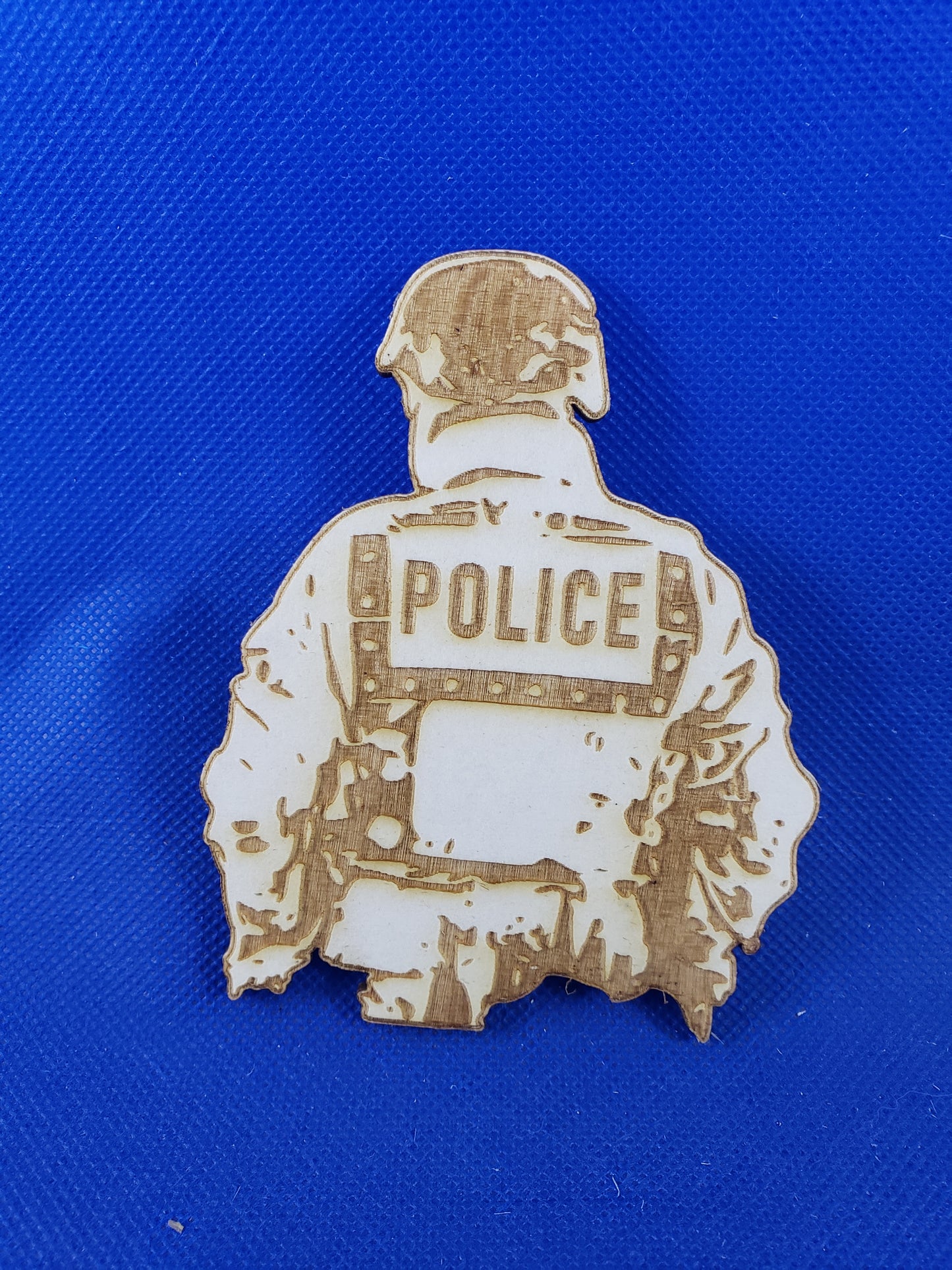 Policeman Rear - Laser cut natural wooden blanks