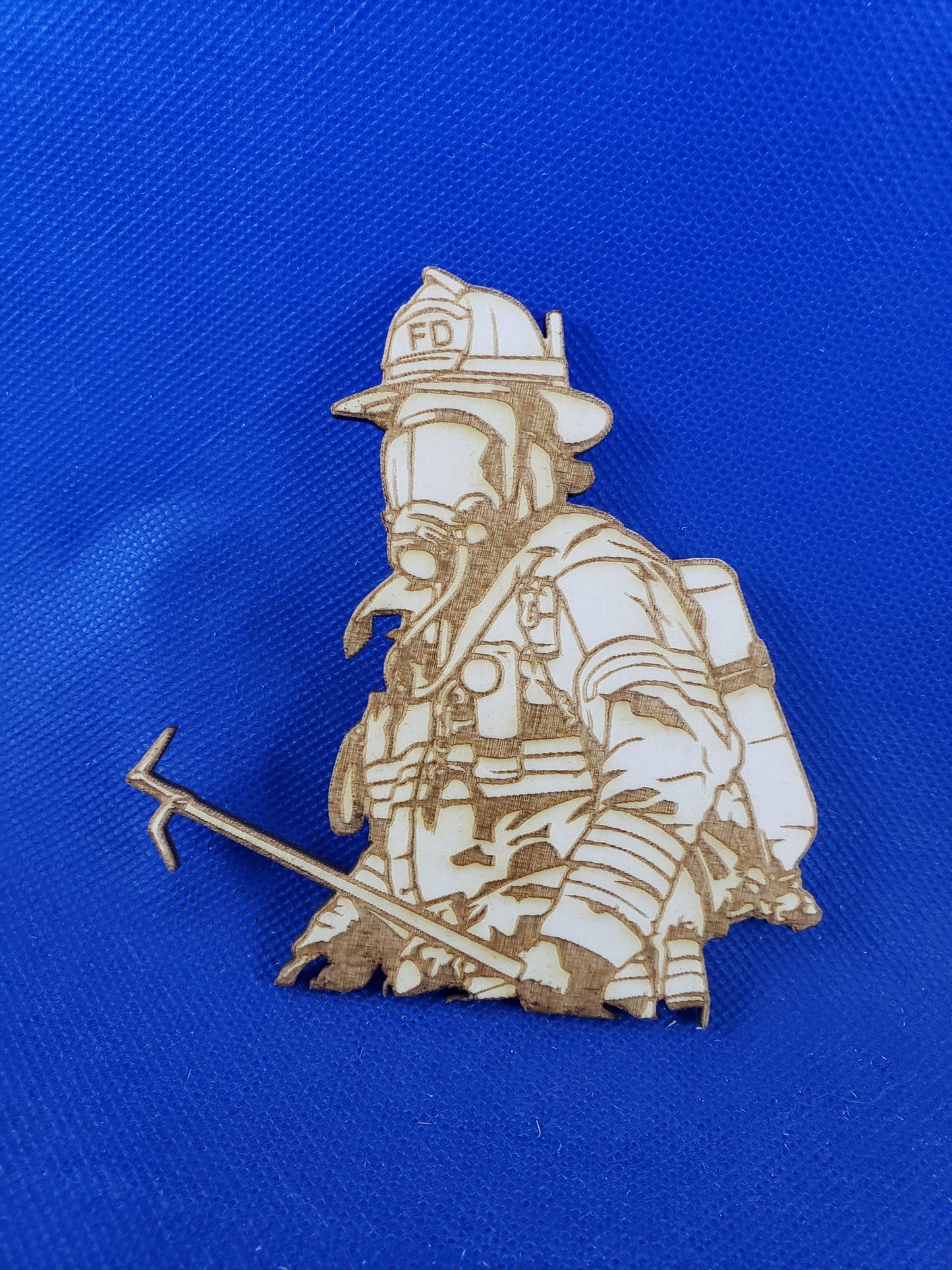 Fireman - Laser cut natural wooden blanks