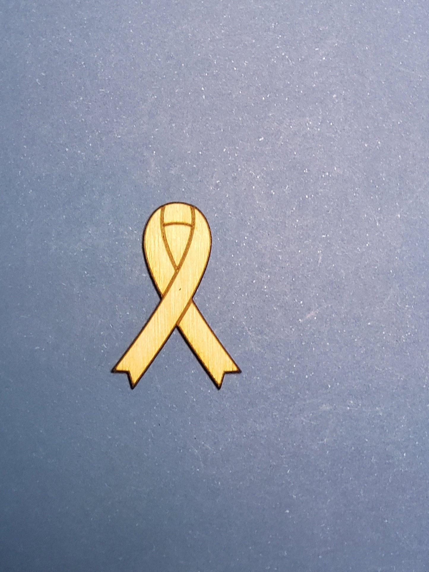 Awareness Ribbon Blank-Laser cut natural wooden blank