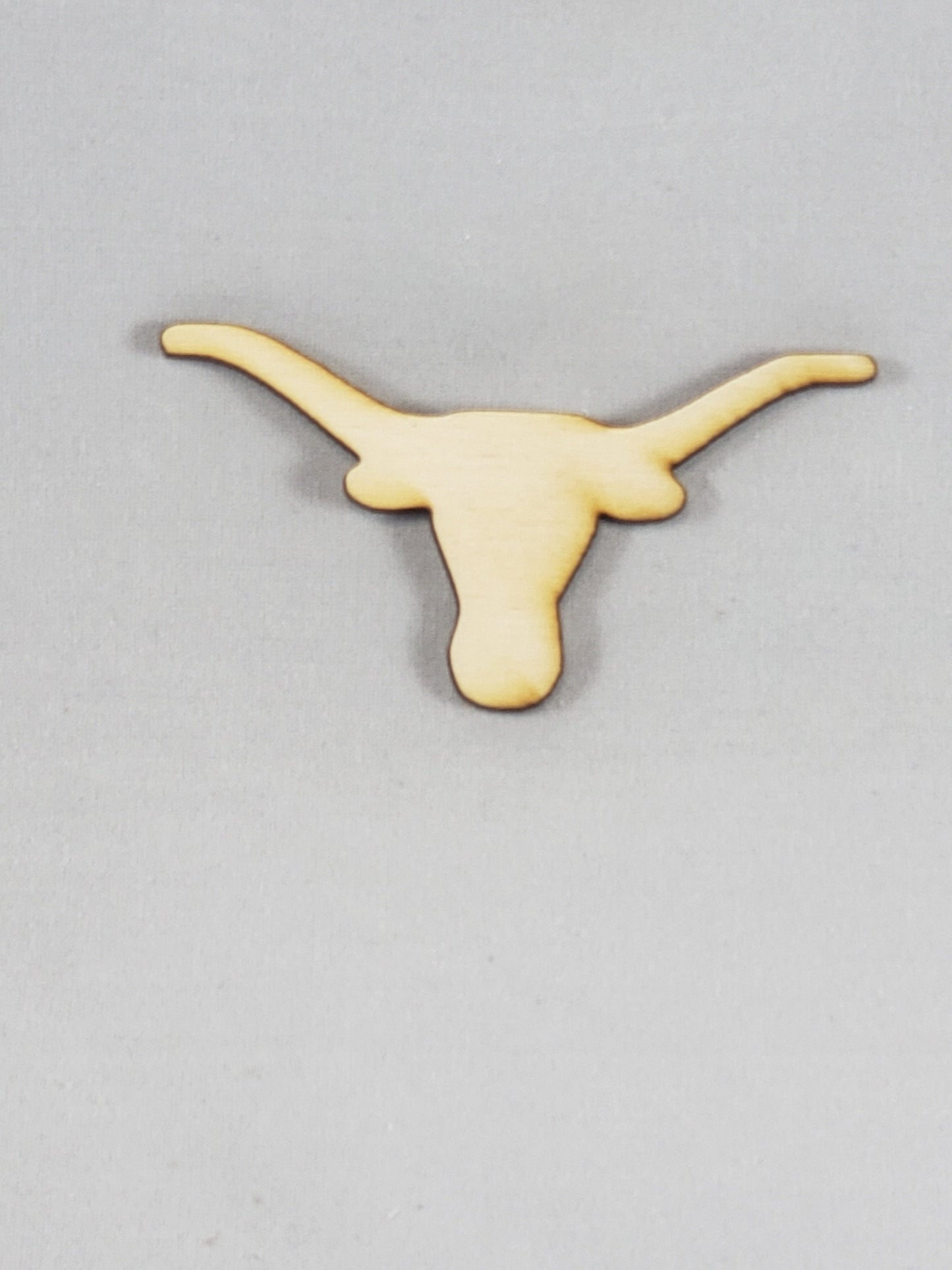Texas Longhorn Wooden Blanks - Laser Cut for DIY Crafts