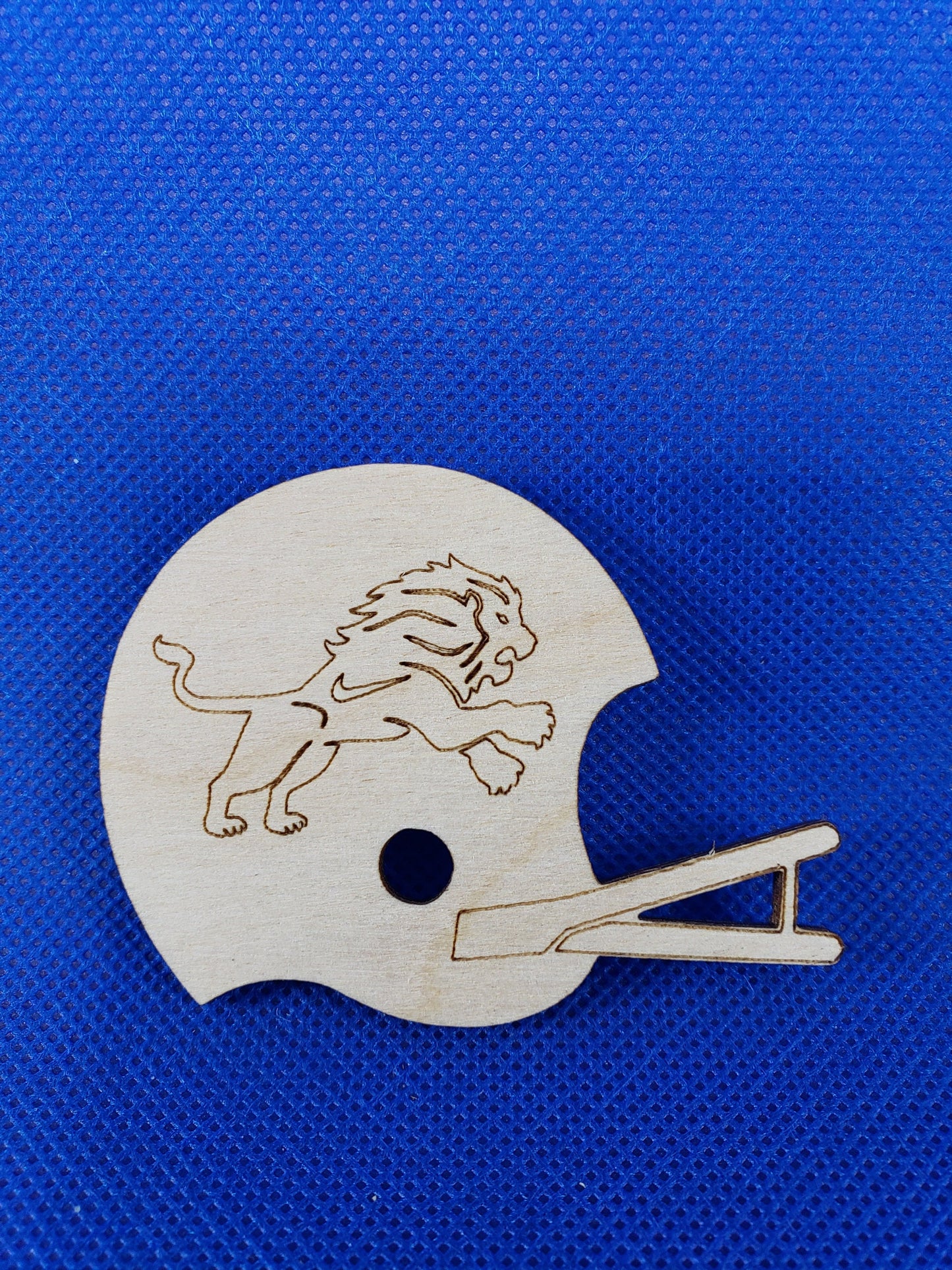 Tyler Lions Football - Laser cut natural wooden blanks