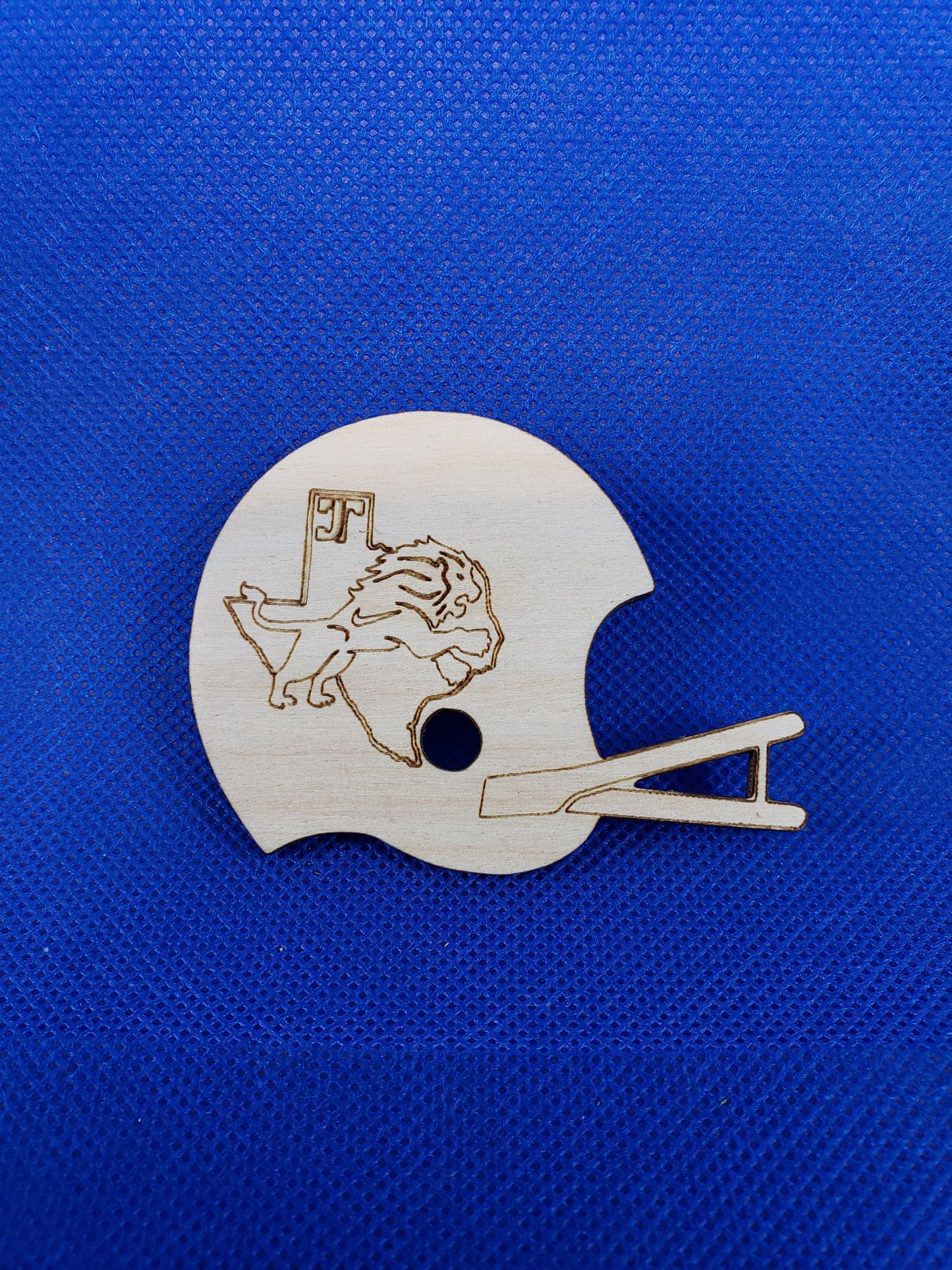 Tyler Lions Football - Laser cut natural wooden blanks