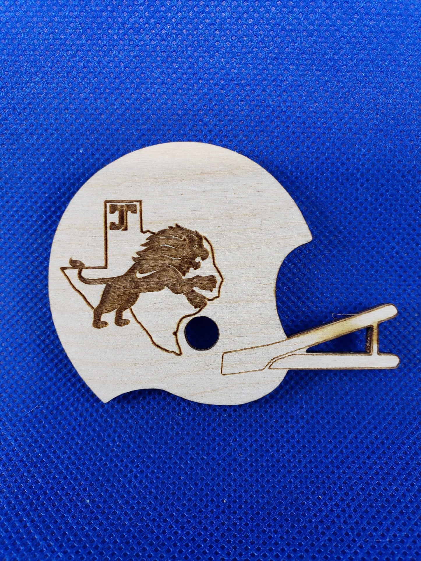 Tyler Lions Football - Laser cut natural wooden blanks