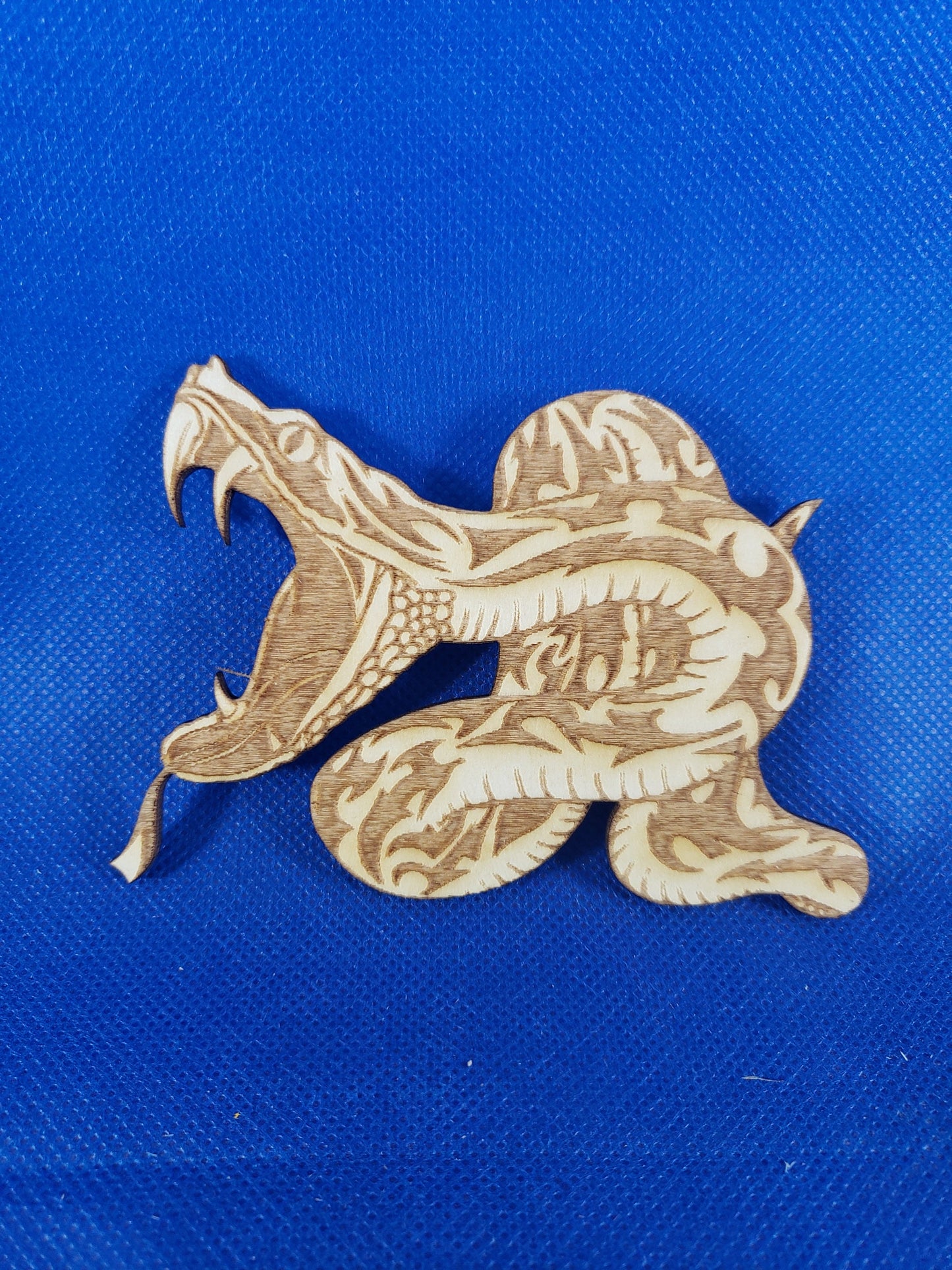 Viper - Laser cut natural wooden blanks