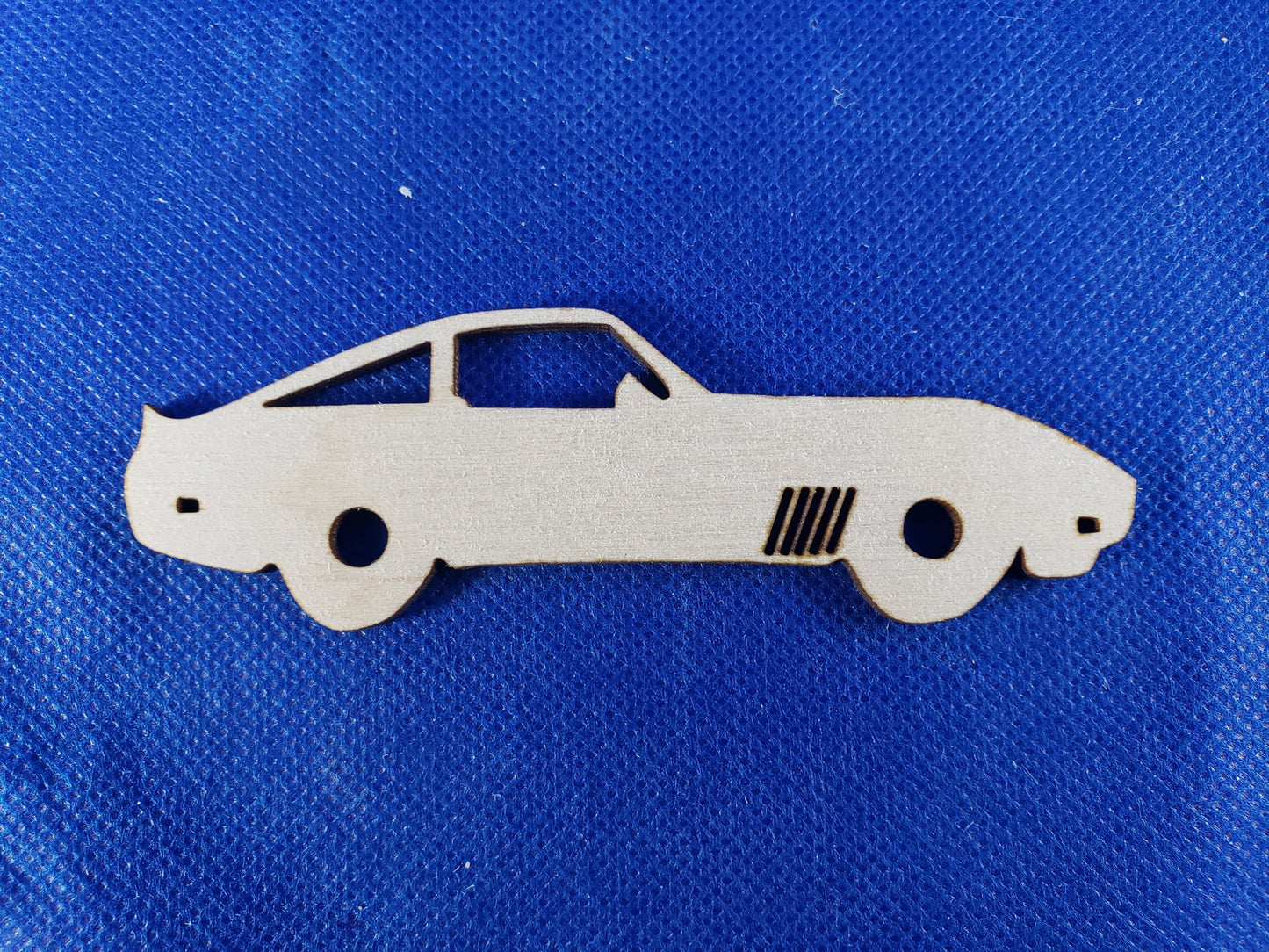 Sports Car - Laser cut natural wooden blanks