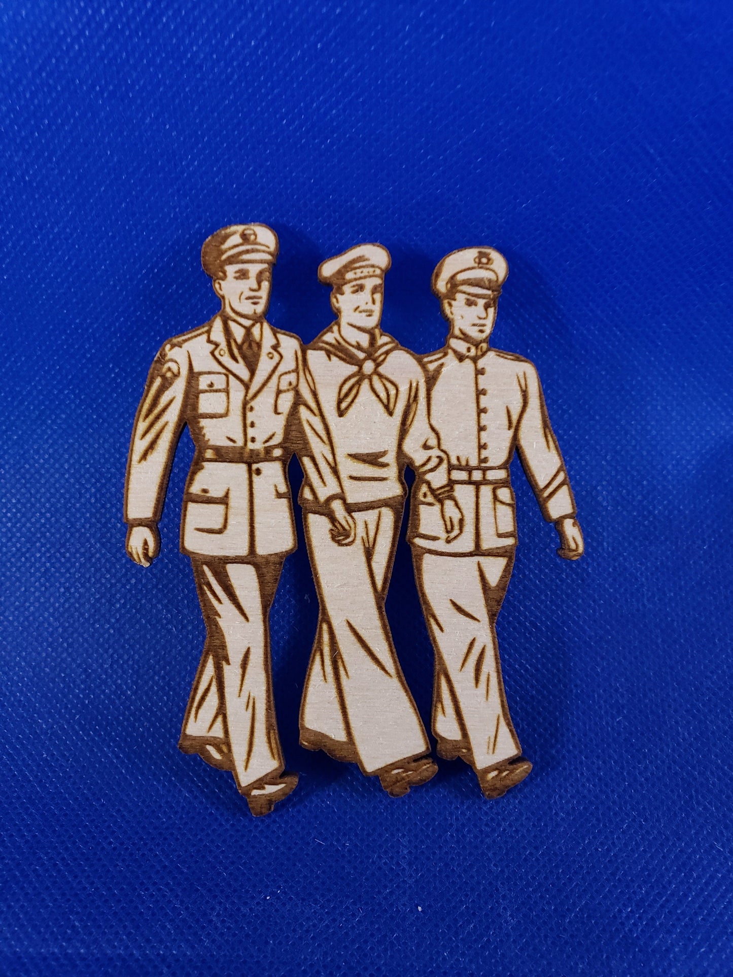 Marching Soldiers - Laser cut natural wooden blanks