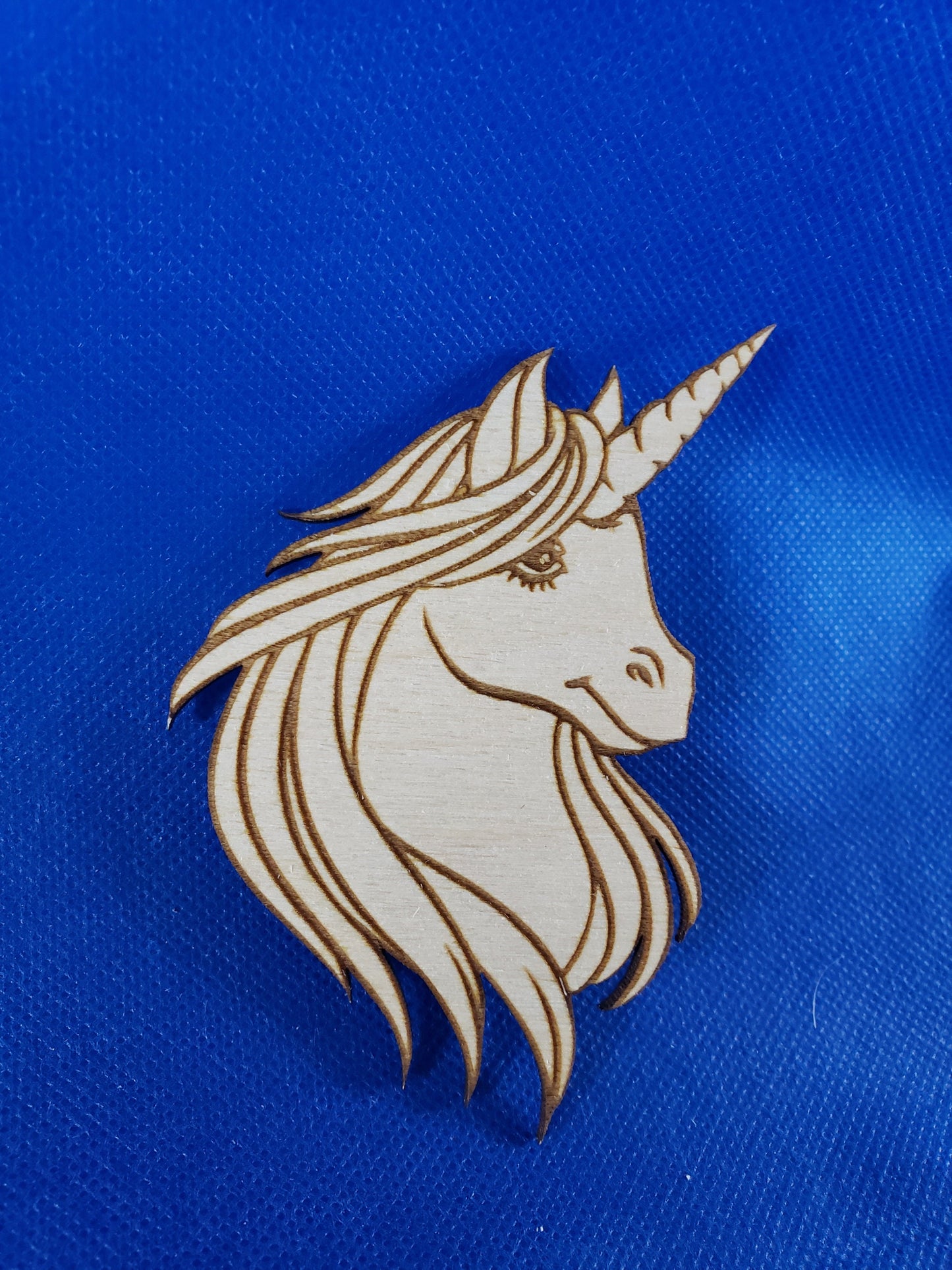 Unicorn - Laser cut natural wooden blanks