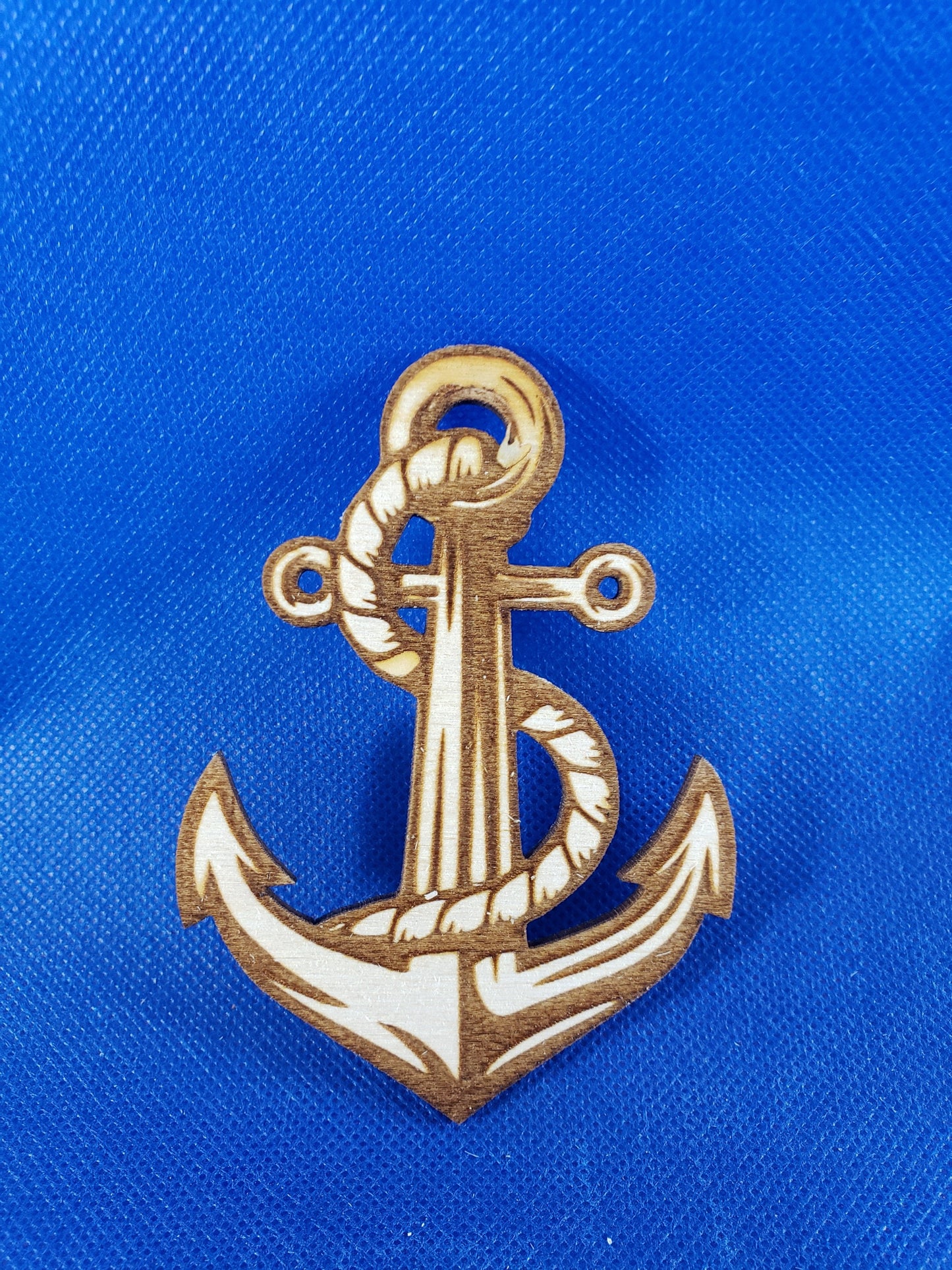 Ship Anchor - Laser cut natural wooden blanks
