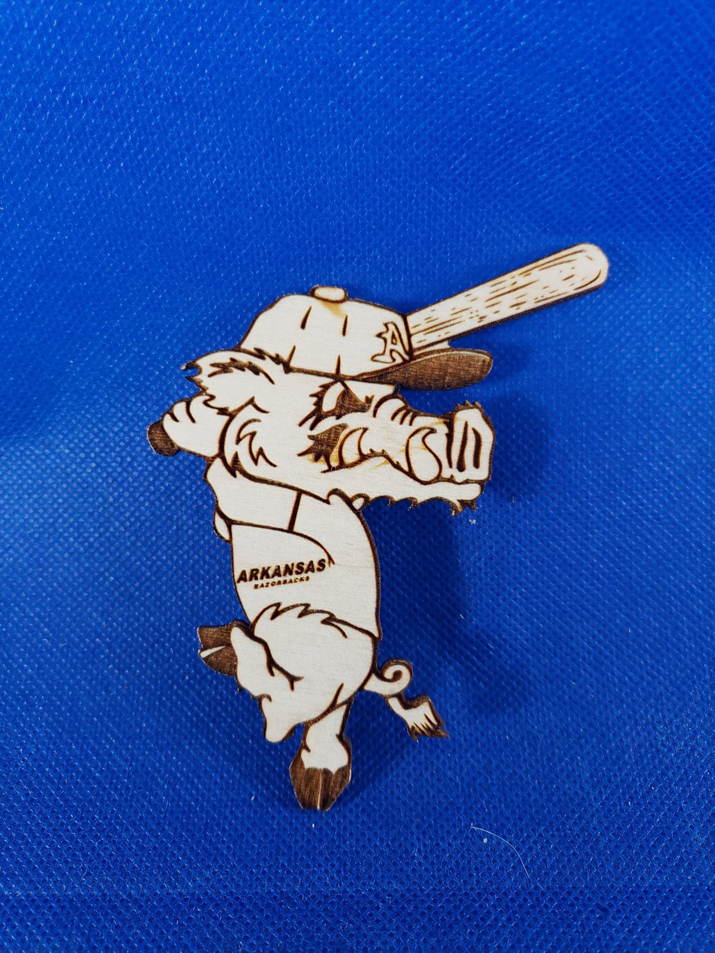 Razorback Baseball - Laser cut natural wooden blanks