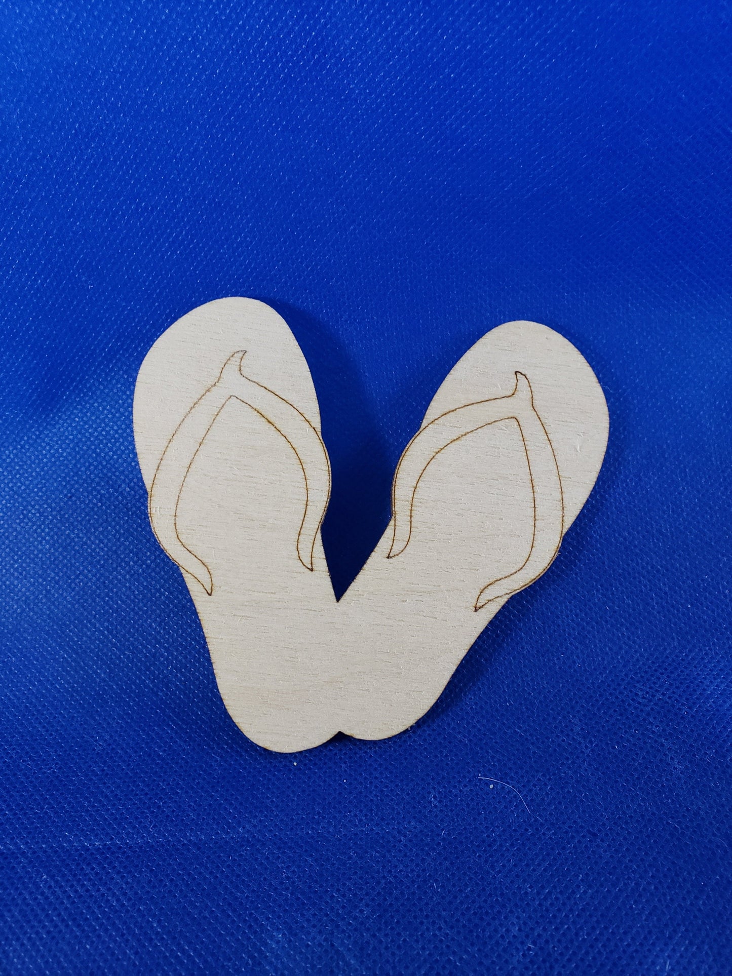 Flip-flops - Laser cut natural wooden blanks