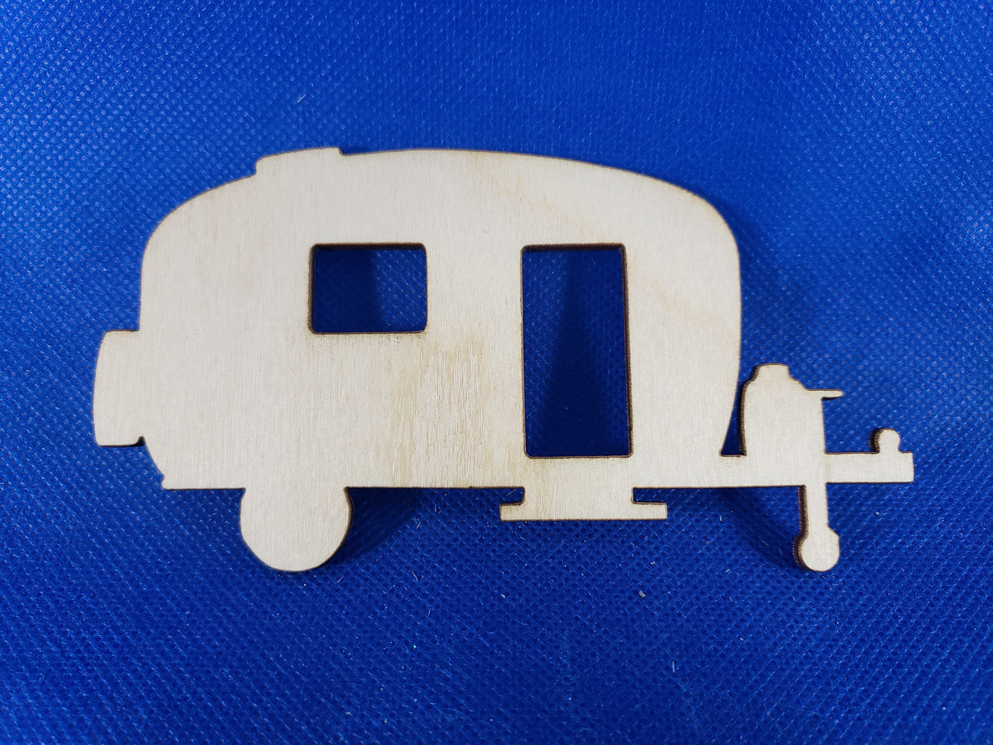 Camper-Laser cut natural wooden blanks