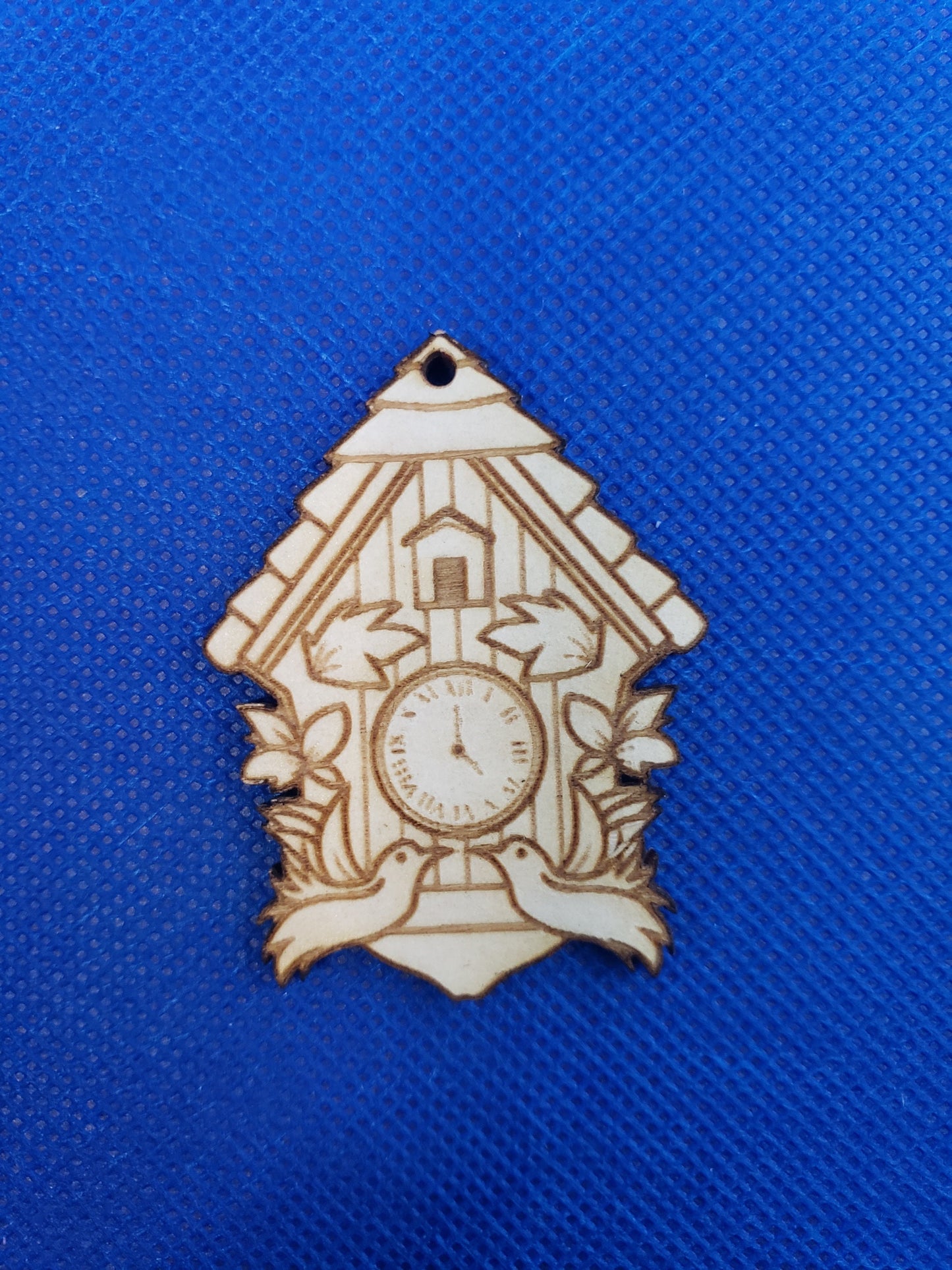 Bird Cuckoo Clock-Laser cut natural wooden blank