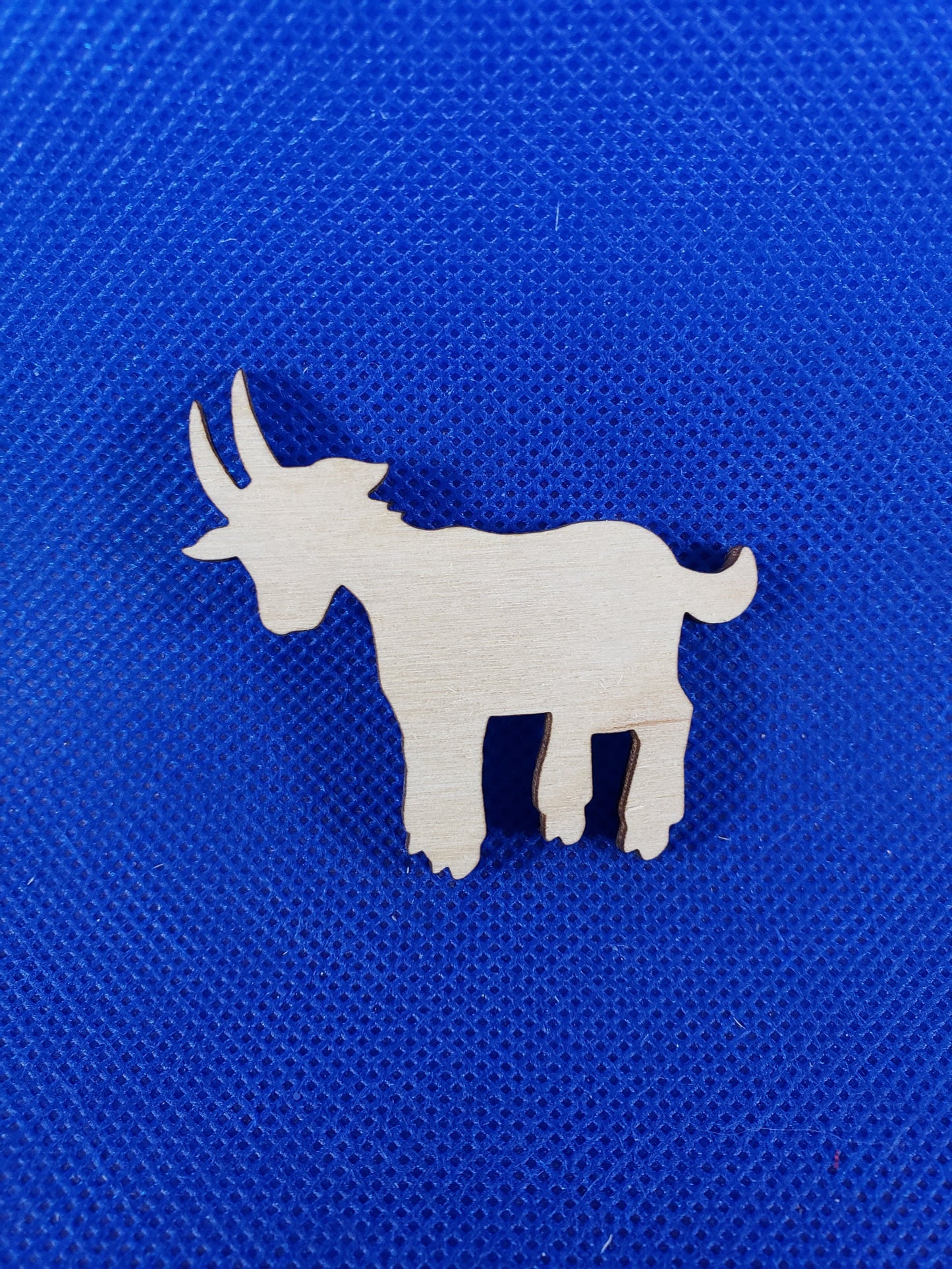 Billy Goat Outline-Unfinished laser cut wood birch blank