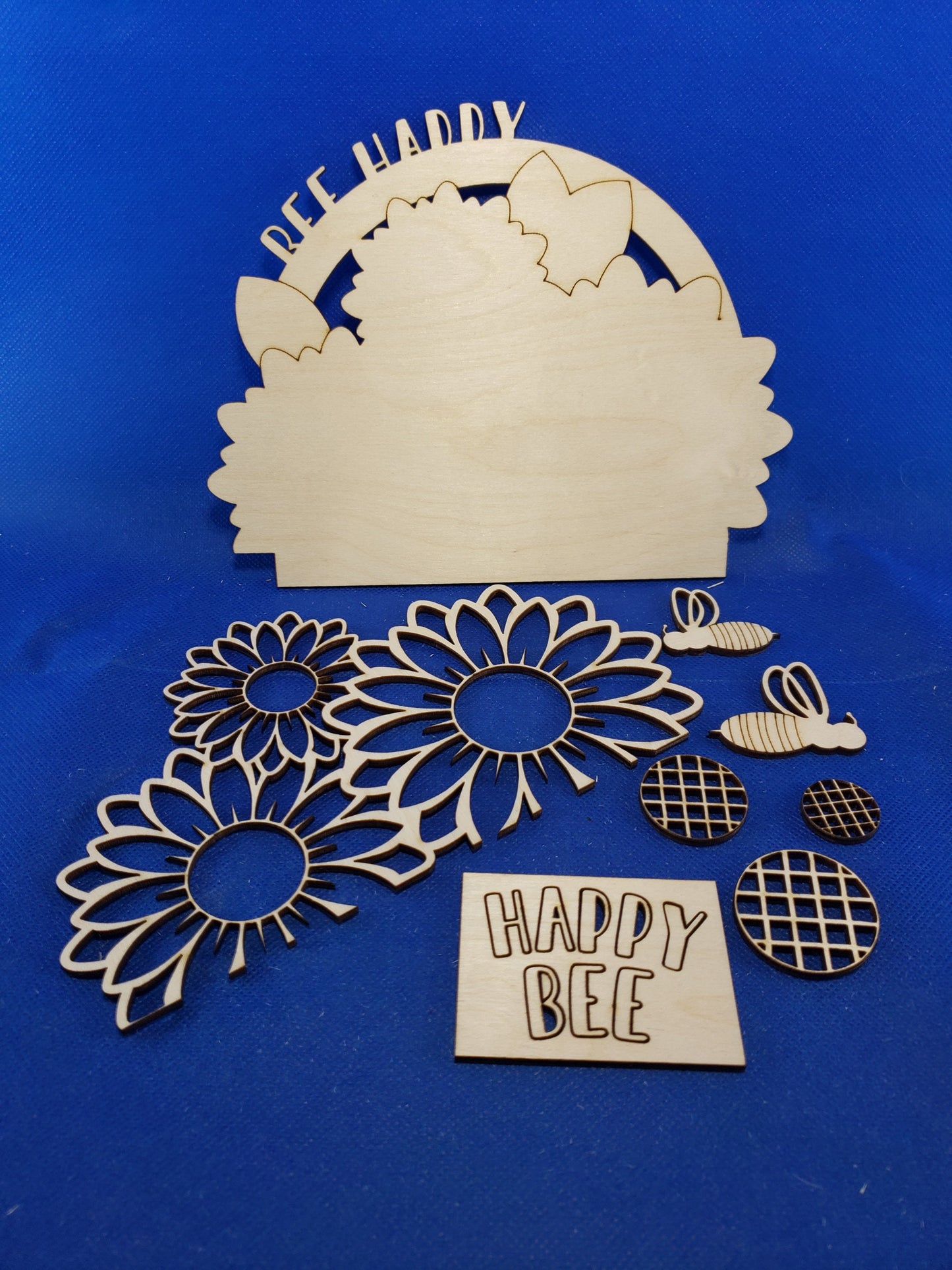 Bee Happy - DIY unfinished Changeable sign insert