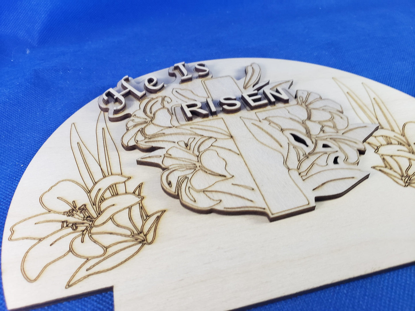 He Is Risen changeable pocket Sign Insert - DIY unfinished Changeable sign insert.