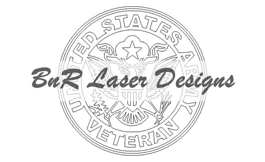 US Army Veteran SVG file