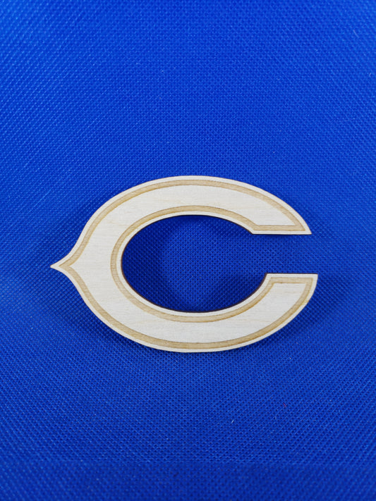 Bears Logo-Laser cut natural wooden blank