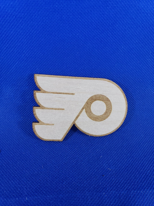 Philadelphia Flyers Logo - Laser cut natural wooden blanks
