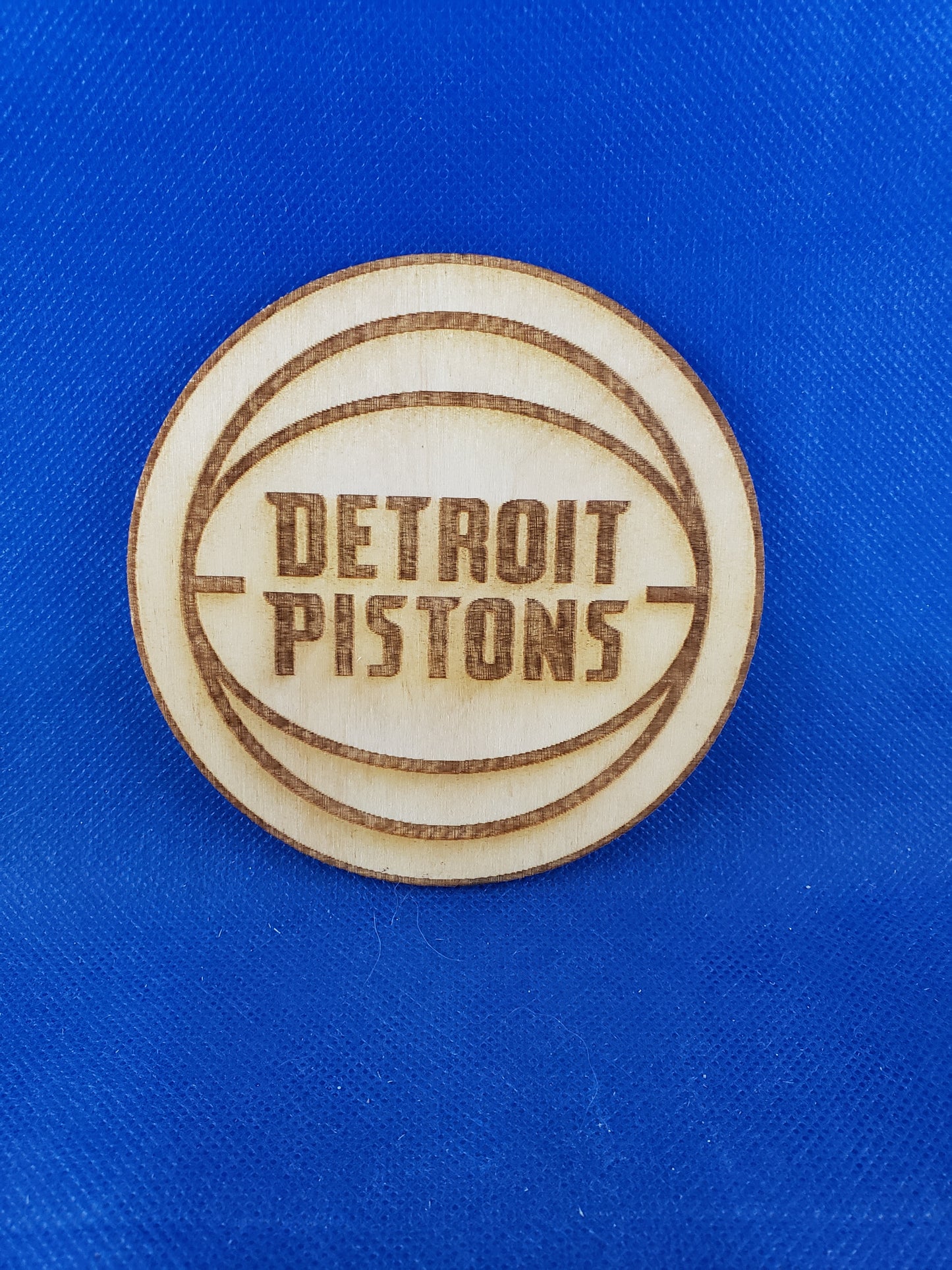 Detroit Pistons -Laser cut natural wooden blanks