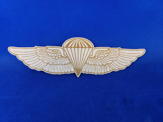 Marine / Navy Jump Wings - Laser cut natural wooden blanks