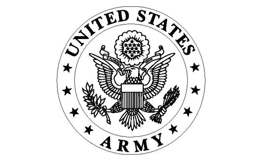 US Army Round Logo SVG File