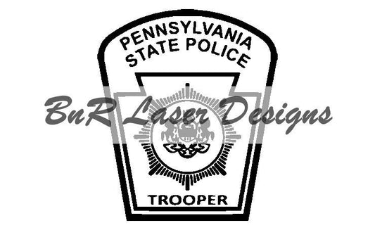 Pennsylvania State Trooper SVG File