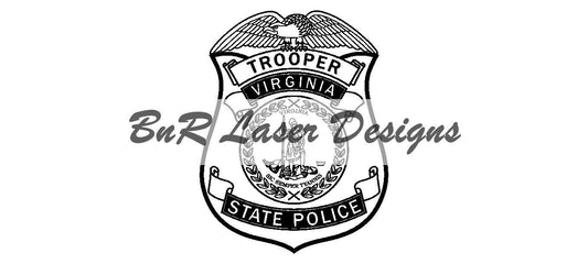 Virginia State Police SVG File