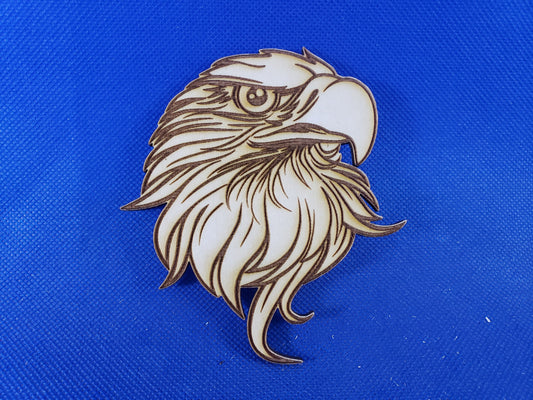 American bald eagle laser engraved cutout. USA made