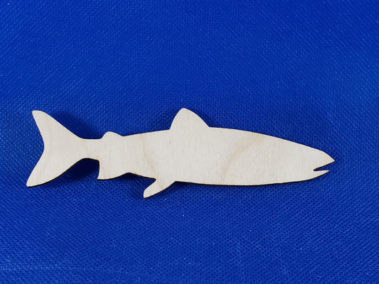 Brook Trout fish-Laser cut natural wooden blanks