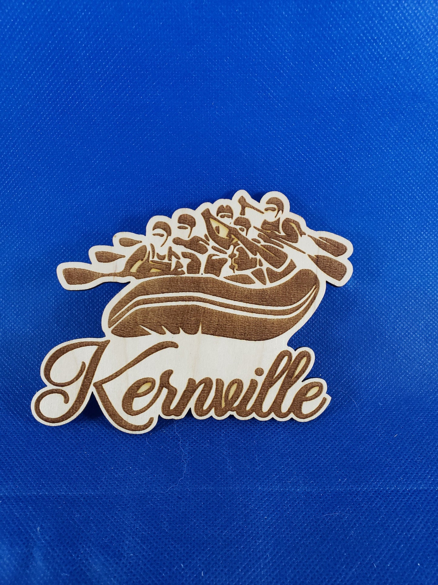 Kernville, Kernriver Whitewater Rafting - Laser cut natural wooden blanks
