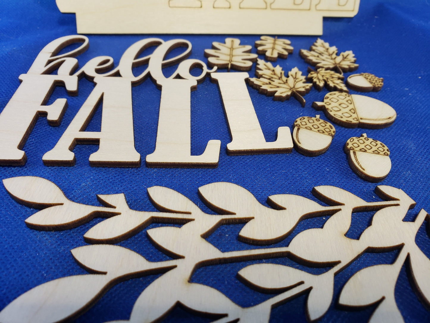 Hello Fall - DIY unfinished Changeable sign insert